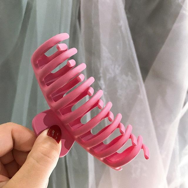 New Colorful Claw Hair Clip for Women Girls Tough Plastic Large Size Hair Clamps Butterfly Clip Gorgeous Hair Accessories Holidays Gifts For Women