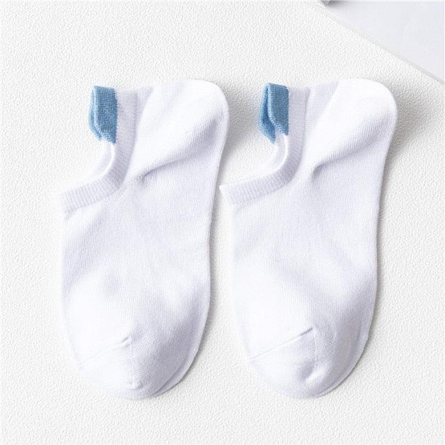 Unix Socks for Women's Pure Cotton Candy-Colored Cartoon Short Socks Heart Casual Animal Funny Socks Cute Short Fun Boat Socks For Men And Women