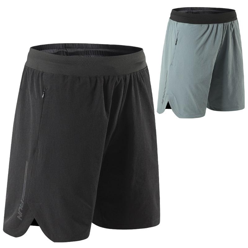 New Men Fitness Bodybuilding Shorts Man Summer Workout Breathable Sweatpants Side Slit Quick Dry Run Jogger Beach Short Pants Men's Athletic Shorts Workout Shorts for Men with Pockets Quick Dry Sport Fitness Lightweight Gym Shorts