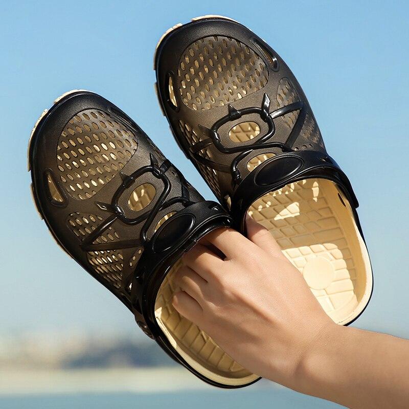 New Mens Sandals Summer Flip Flops Slippers Outdoor Beach Casual Shoes Sandals Water Shoes Outdoor Beach Yard Pool Shower Summer Sandals Outdoor Slippers