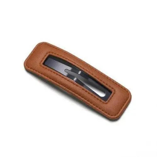 New Red PU Leather Hair Tie Autumn Large Girls Winter Comfortable Ponytail Hair Bands Strong Elastic Grip Women Hair Accessories