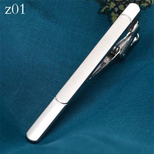 New Tie Clips Men's Metal Necktie Bar Tie Clips Dress Shirts Tie Pin For Wedding Ceremony Metal Gold Color Tie Clip Man Accessories Shirts Tie Pin For Classic Luxury Men Accessories
