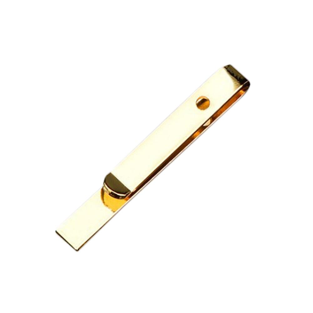 New Tie Clips Men's Metal Necktie Bar Tie Clips Dress Shirts Tie Pin For Wedding Ceremony Metal Gold Color Tie Clip Man Accessories Shirts Tie Pin For Classic Luxury Men Accessories