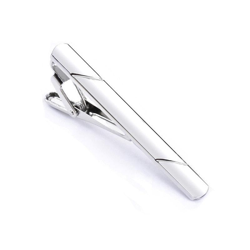 New Tie Clips Men's Metal Necktie Bar Tie Clips Dress Shirts Tie Pin For Wedding Ceremony Metal Gold Color Tie Clip Man Accessories Shirts Tie Pin For Classic Luxury Men Accessories