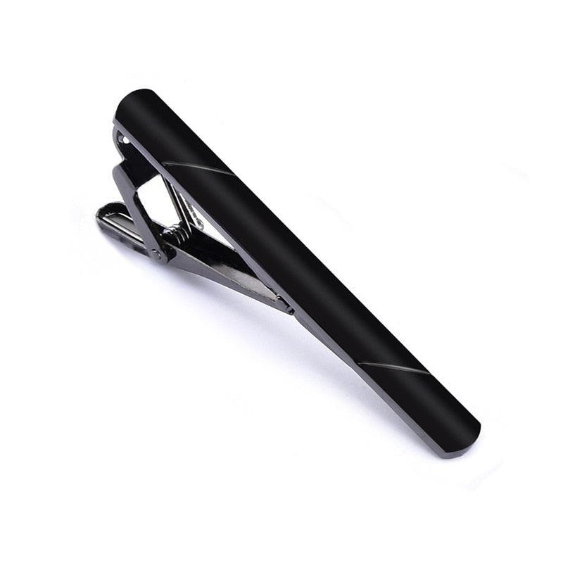 New Tie Clips Men's Metal Necktie Bar Tie Clips Dress Shirts Tie Pin For Wedding Ceremony Metal Gold Color Tie Clip Man Accessories Shirts Tie Pin For Classic Luxury Men Accessories