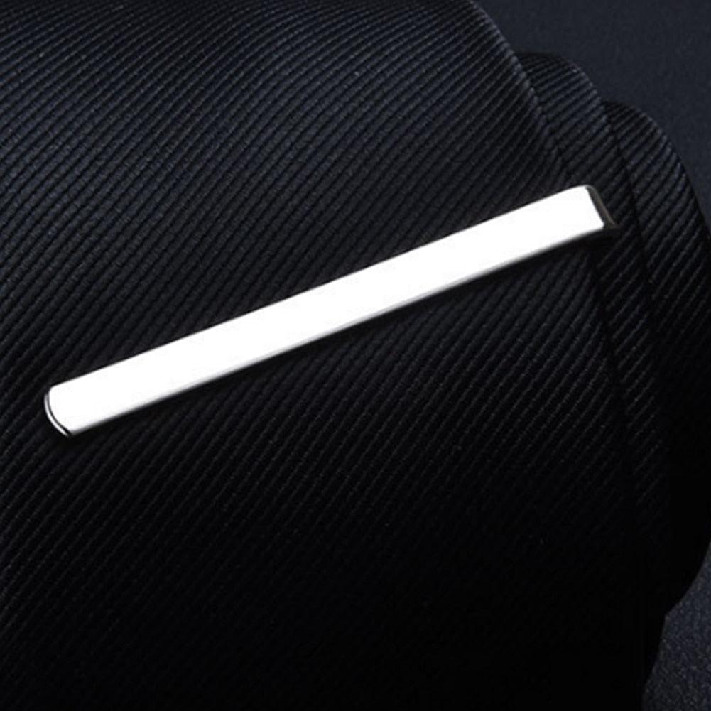 New Tie Clips Men's Metal Necktie Bar Tie Clips Dress Shirts Tie Pin For Wedding Ceremony Metal Gold Color Tie Clip Man Accessories Shirts Tie Pin For Classic Luxury Men Accessories