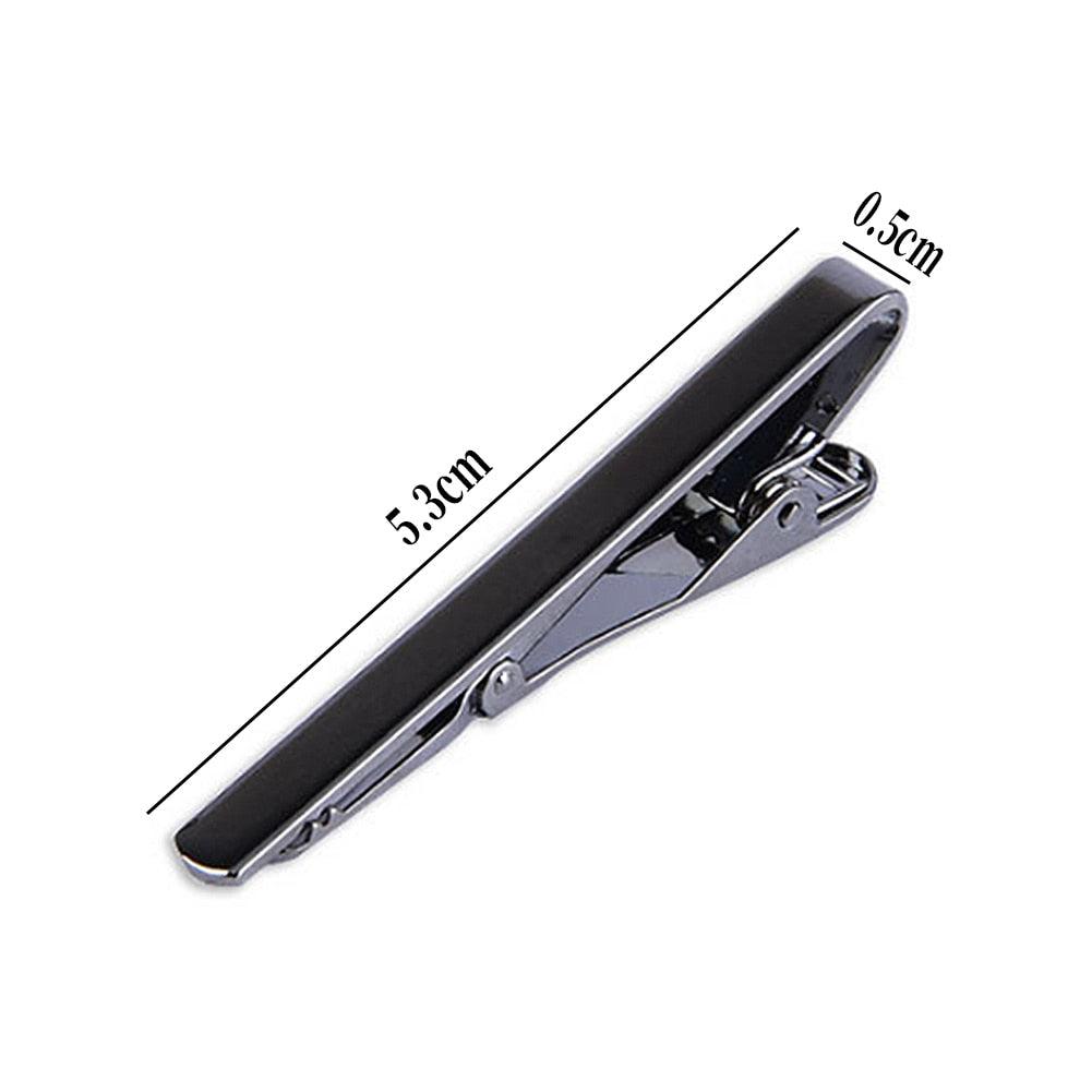 New Tie Clips Men's Metal Necktie Bar Tie Clips Dress Shirts Tie Pin For Wedding Ceremony Metal Gold Color Tie Clip Man Accessories Shirts Tie Pin For Classic Luxury Men Accessories