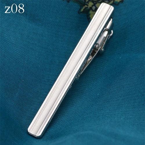 New Tie Clips Men's Metal Necktie Bar Tie Clips Dress Shirts Tie Pin For Wedding Ceremony Metal Gold Color Tie Clip Man Accessories Shirts Tie Pin For Classic Luxury Men Accessories