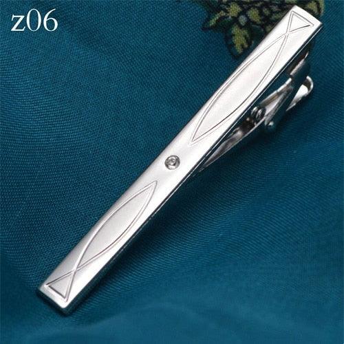 New Tie Clips Men's Metal Necktie Bar Tie Clips Dress Shirts Tie Pin For Wedding Ceremony Metal Gold Color Tie Clip Man Accessories Shirts Tie Pin For Classic Luxury Men Accessories