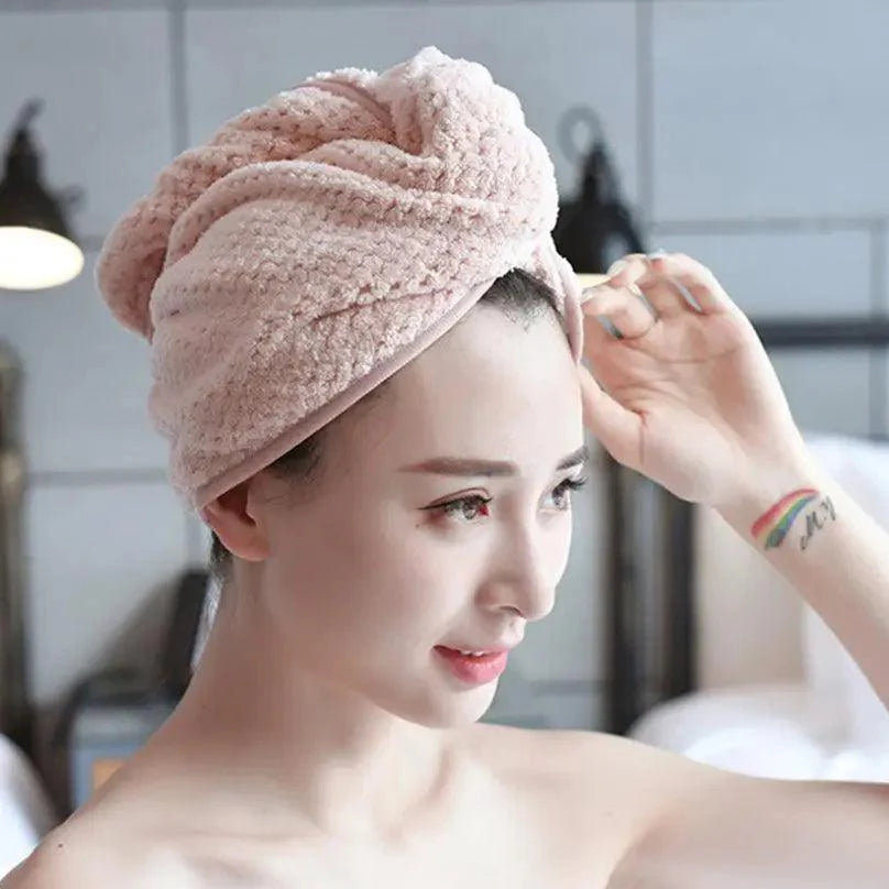 NEW Women Magic Shower Microfiber Hair Towel Quick Drying Dryer Bath Towels Quickly Drying Women Accessories