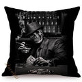Nordic Art Posters Style Pillow Covers Decorative Cushion Cover Zebra Giraffe Elephant Horse Fashion Animal Wearing Hat Sofa Throw Pillow Case
