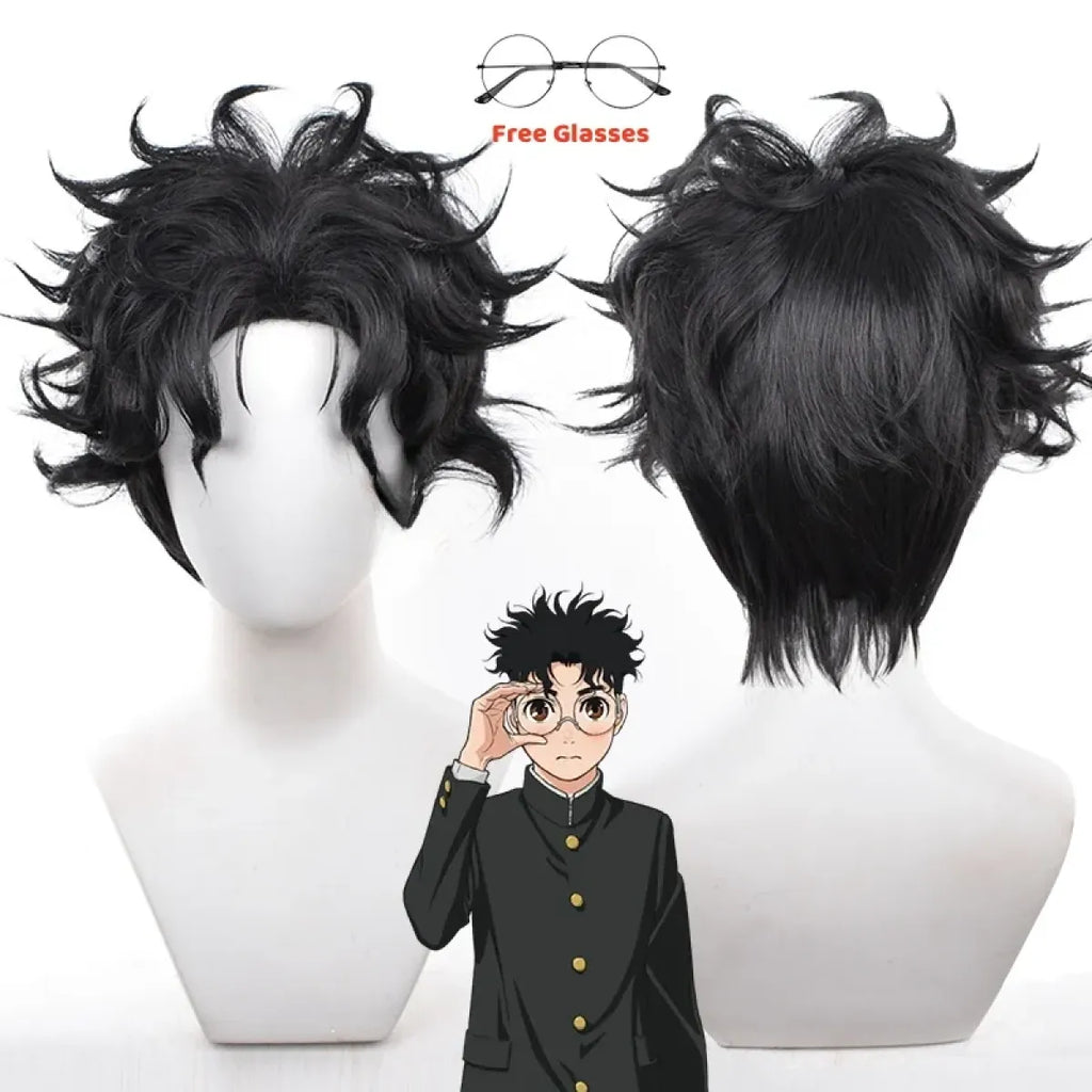 Ken Takakura Cosplay Costume – Dandadan School Uniform with Glasses