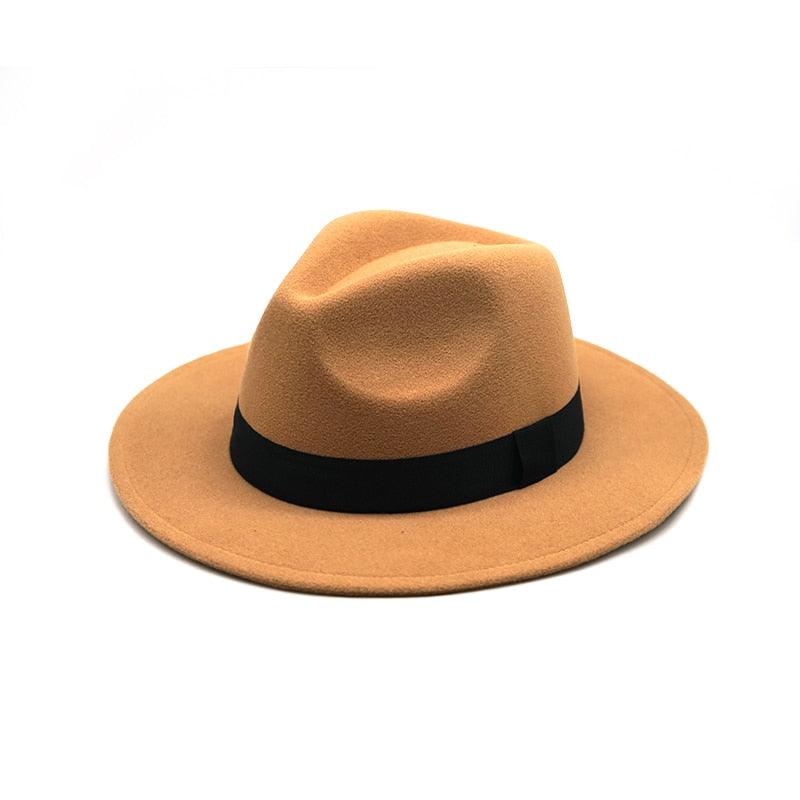 One Size Luxury Fedora Hat Breathable Cap Wide Brim Ladies Hat Men Classic Cotton Fedora Hat With Simple Retro Belt Buckle Vintage Cap Cowboy Hat For Men And Women