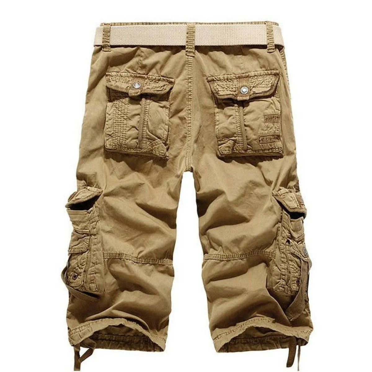 Patterned Art Textile Shorts