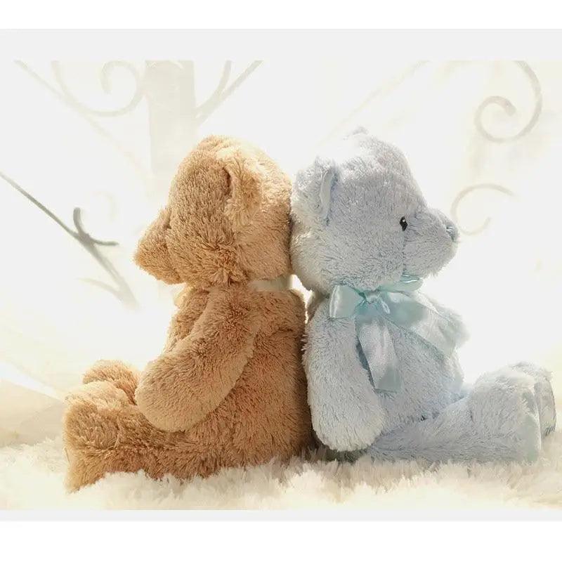 Perfect gift for Girls and Boys Adorable 35cm Creative Colorful Teddy Bear for Kids Stuffed Animal Plush Toy Send friends and lovers Christmas Gift for Kid
