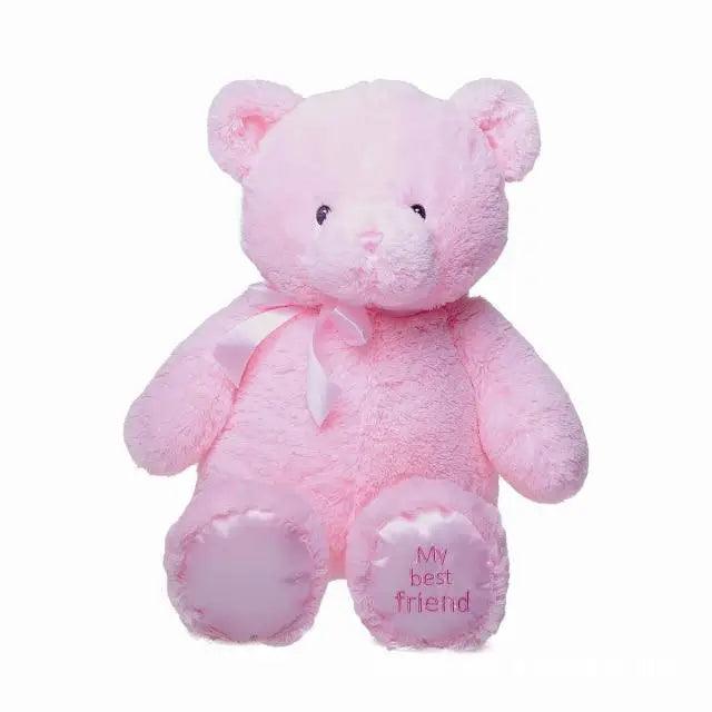 Perfect gift for Girls and Boys Adorable 35cm Creative Colorful Teddy Bear for Kids Stuffed Animal Plush Toy Send friends and lovers Christmas Gift for Kid