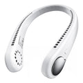 Portable Neck Fan USB Rechargeable Bladeless Mini Electric Fan Silent Neckband Wearable Cooling Fan for Sports Travel Portable Bladeless Rechargeable Electric Fan for Travel