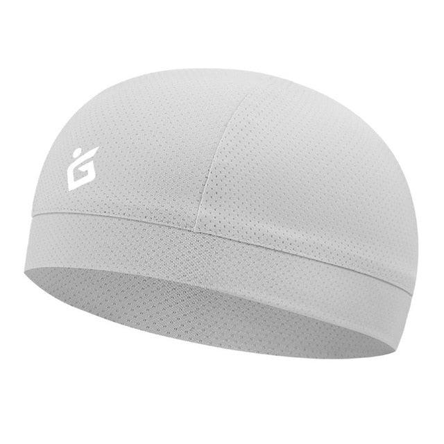 Cooling Skull Cap Breathable Sweat Wicking Cycling Running Hat Cap Odorless And Sweat-Absorbent Sweat-Absorbent No Discoloration Cycling Caps for Men Women Windproof Cycling Hat with Sun Visor Under Helmet Liner Black