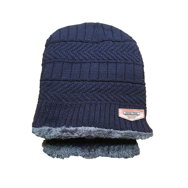 Coral Fleece Scarf Winter Hat Soft Men Beanie Warm Hat Knit Letter Double Layer Cap Gorgas Bonnet Knitted Hat Set Outdoor Sport Warm Beanies Hat For Men Knitted Hats Bandana Hiking Camping Kid Neck Warmer Cap