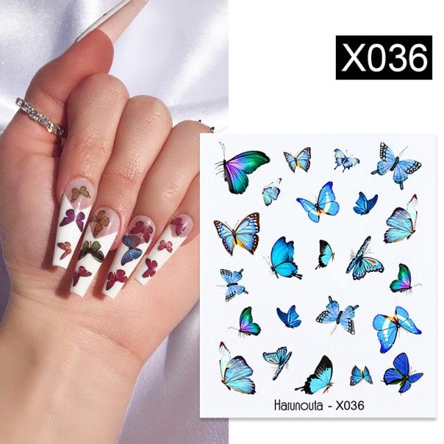 Black White Butterfly 3D Nails Sticker Geometry Decals Flower Gold Decals Designs For Nail Art Manicures Decorations Art Decorations Decoration Decal Self-Adhesive 3D Wave Design Decoration for Women Girls Tape Nail Art Stickers Decal Decoration