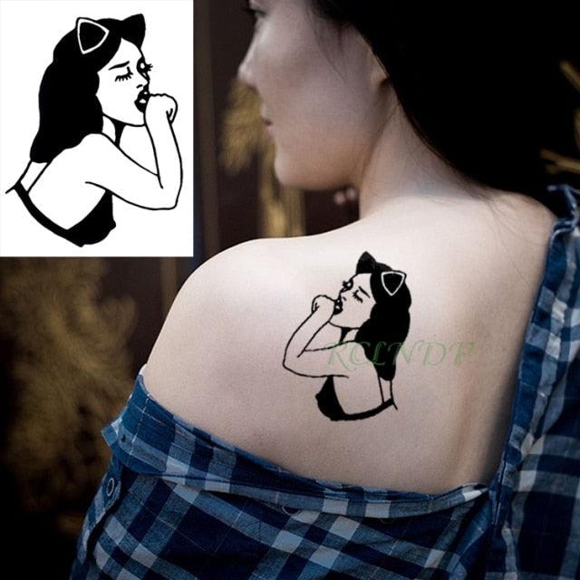 Different Small Waterproof Temporary Tattoo Sticker Cute Tatto Flash Tattoos Small Size Colorful Design for Kids Mens Womens