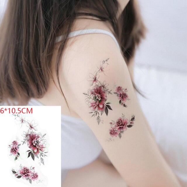 Different Small Waterproof Temporary Tattoo Sticker Cute Tatto Flash Tattoos Small Size Colorful Design for Kids Mens Womens