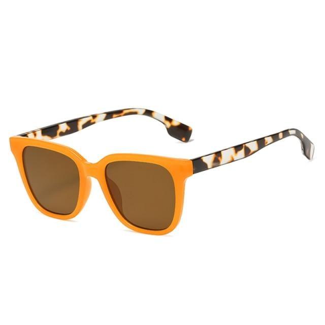 Fashionable Square Size New Female Candy Color Sunglasses For Male New Street Shooting Wind Glasses For Men & Women Sport Polarized Sunglasses Outdoor Riding Square Windproof Eyewear