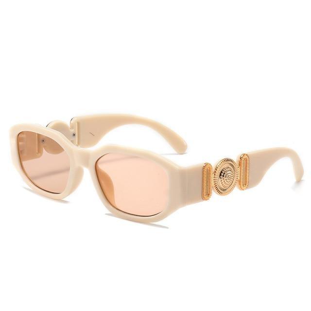 Small Rectangle Shape Sunglasses For Men & Women New Square Shape Sun Glasses For Traveling Decent Shades Vintage & Retro Style Sunglasses For Men & Women