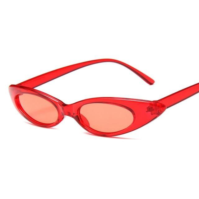 Cat Eye Sunglasses for Women Retro Narrow Pointy Cateye Cat Eye Sunglasses For  Women Vintage Style  Eyewear For Women/Men  oval Sun Glasses For Female