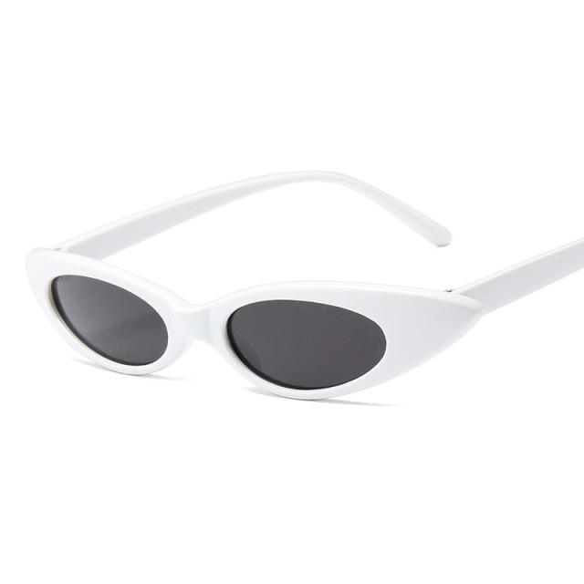 Cat Eye Sunglasses for Women Retro Narrow Pointy Cateye Cat Eye Sunglasses For  Women Vintage Style  Eyewear For Women/Men  oval Sun Glasses For Female