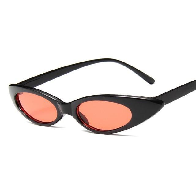 Cat Eye Sunglasses for Women Retro Narrow Pointy Cateye Cat Eye Sunglasses For  Women Vintage Style  Eyewear For Women/Men  oval Sun Glasses For Female