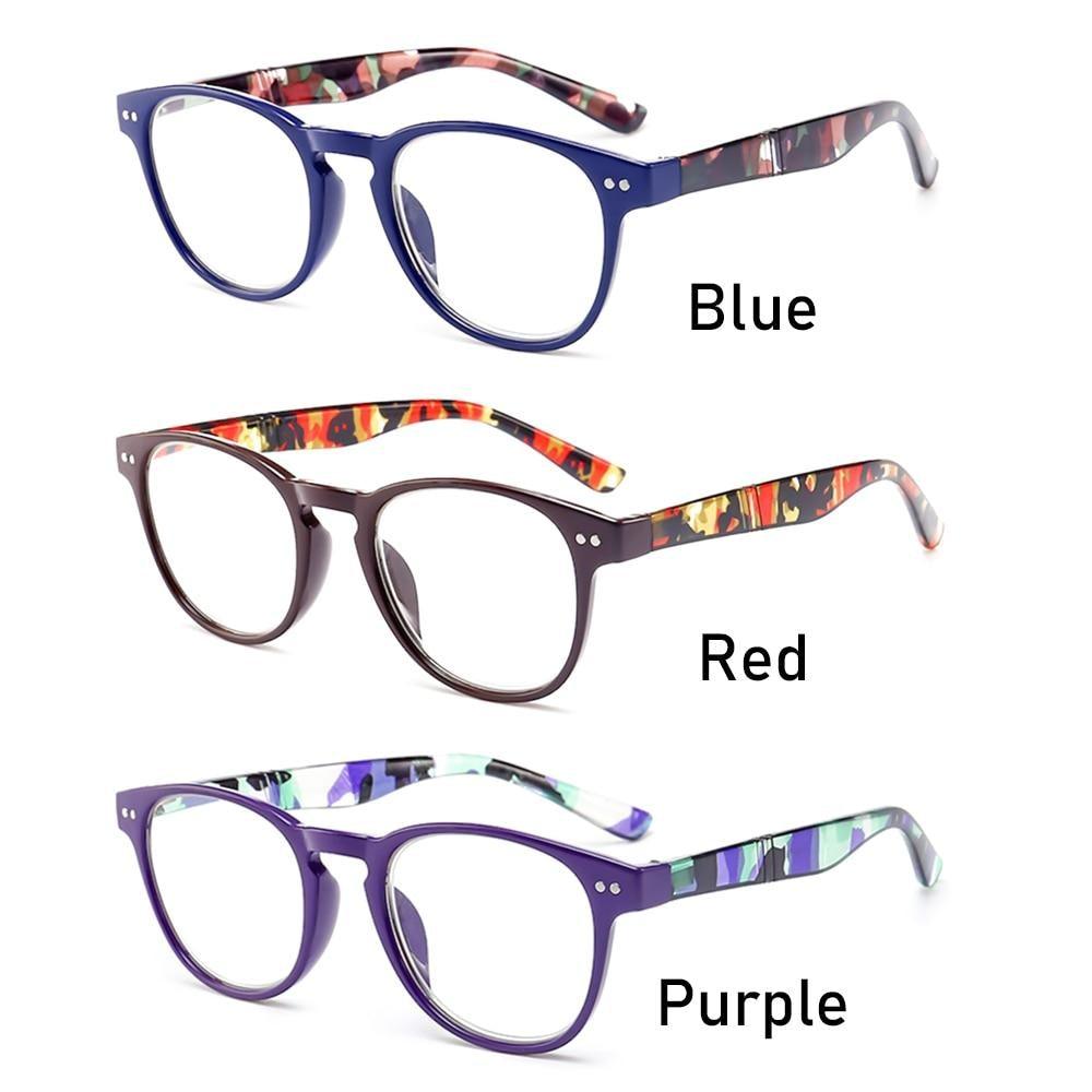 Luxurious Women Cat Eye Reading Glasses Vintage Presbyopia Eyeglasses Fashion Flower Print Reading Glasses Blocking Readers Vintage Cat Eye Eyeglasses Anti Glare Filter UV Diopter +1.5 +.2.0+2.5+3.0 +3.5 +4.0