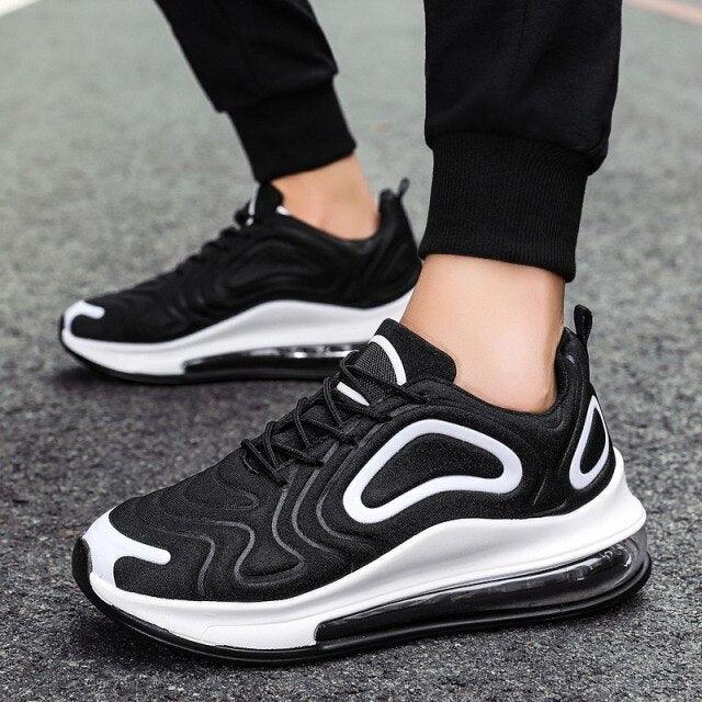 Colorful Mens Sports Comfortable Sneakers Man Running Shoes Air Cushion Mesh Shoes Black Outdoor Sport Tennis New Fashion White Sneakers Comfortable Mixed Colors Luxury Design