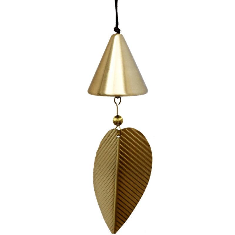 Pure Copper Wind Chimes Ornaments Exquisite Hanging Harmony Bells Garden Rustic Relaxing Tranquil Wind Chimes Japanese Home Balcony Bedroom Wind Chimes Car Pendant Birthday Gift Supplies