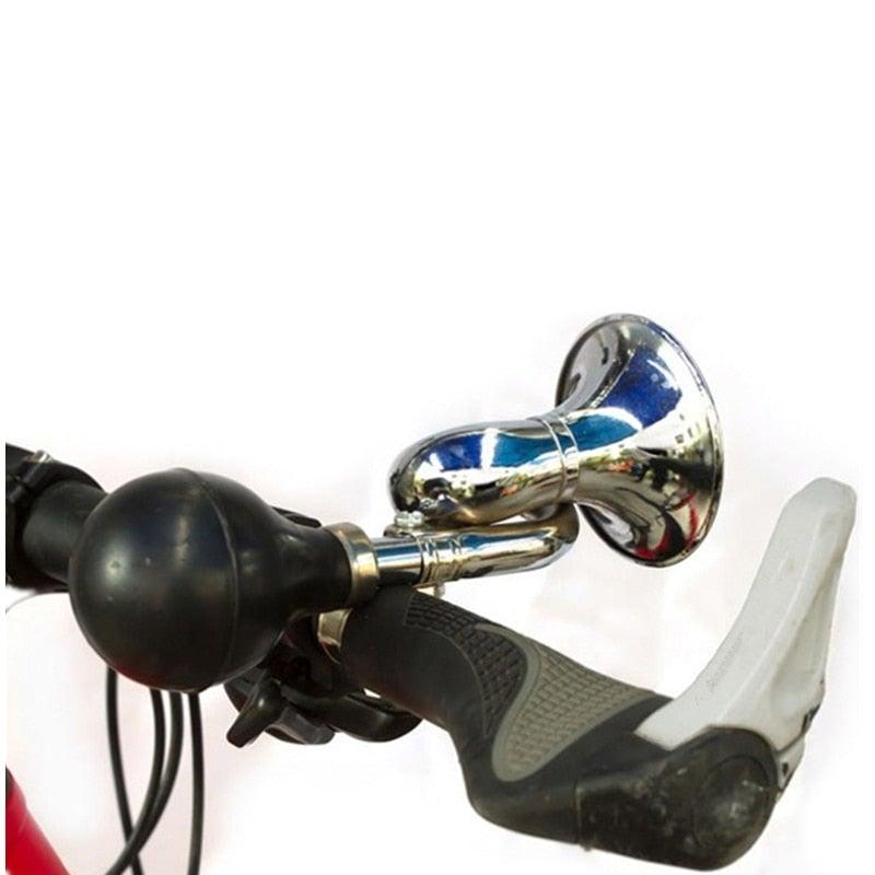 Retro Non-Electronic Trumpet Loud Bicycle Cycle Bike Vintage Retro Bugle Hooter Horn Bell Retro Clown Horn Kids Bike Horn Classic Vintage Metal Twist Loudspeaker Siren Hooter Snail Air Horn For Vehicles Bicycles 18cm