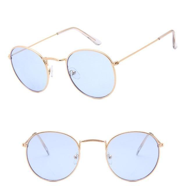 Round Sunglasses Fashionable Retro Sunglasses For Men New Round Shape Vintage Glasses for Men Women New Luxury Style Sunglasses For Men New Stylish Small Size Sunglasses