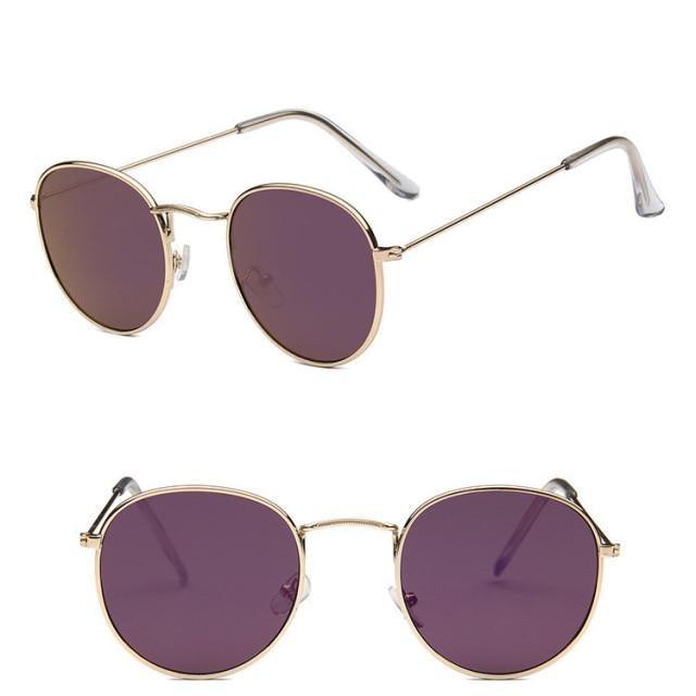 Round Sunglasses Fashionable Retro Sunglasses For Men New Round Shape Vintage Glasses for Men Women New Luxury Style Sunglasses For Men New Stylish Small Size Sunglasses