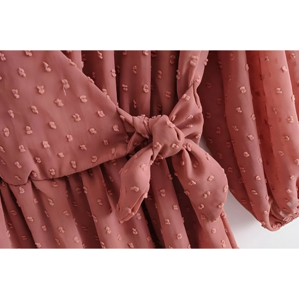 Korean Ruffle Mini Dress