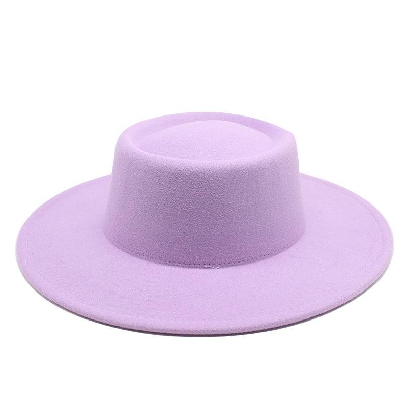 Simple Classic Unisex Fedora Hats Men Women Wide Brim Wool Jazz Hats Elegant Fedoras Hat for Women Lady Wide Brim Autumn Winter Cap Vintage Style Dress Formal Hat For Various Occasions 56-58CM