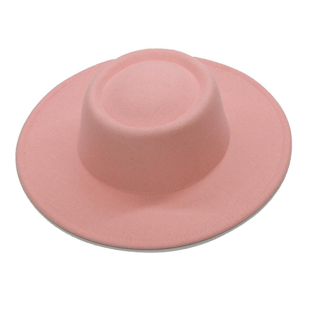 Simple Classic Unisex Fedora Hats Men Women Wide Brim Wool Jazz Hats Elegant Fedoras Hat for Women Lady Wide Brim Autumn Winter Cap Vintage Style Dress Formal Hat For Various Occasions 56-58CM