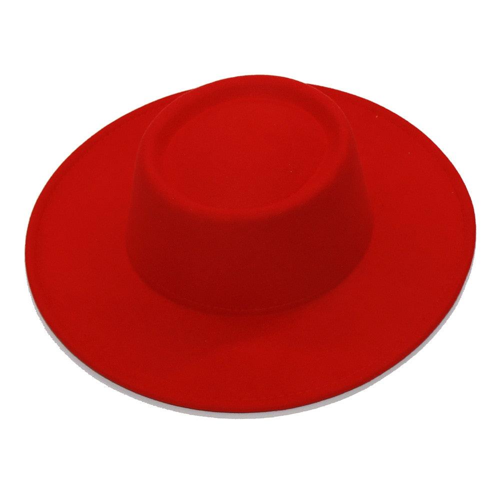 Simple Classic Unisex Fedora Hats Men Women Wide Brim Wool Jazz Hats Elegant Fedoras Hat for Women Lady Wide Brim Autumn Winter Cap Vintage Style Dress Formal Hat For Various Occasions 56-58CM