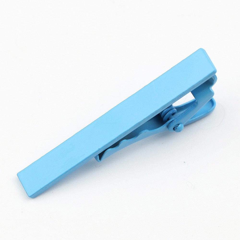 Simple Tie Clip For Men New Classic Fashion Quality Metal Fashion Solid Color Tie  Clips Men's Tie Clip Clothing Accessories Bright Colorful Practical Necktie Clasp Elegant Suit Accessories Comfortable Lightweight Tie Clips