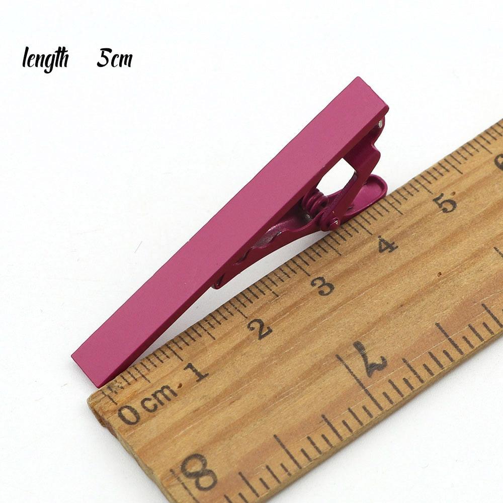 Simple Tie Clip For Men New Classic Fashion Quality Metal Fashion Solid Color Tie  Clips Men's Tie Clip Clothing Accessories Bright Colorful Practical Necktie Clasp Elegant Suit Accessories Comfortable Lightweight Tie Clips