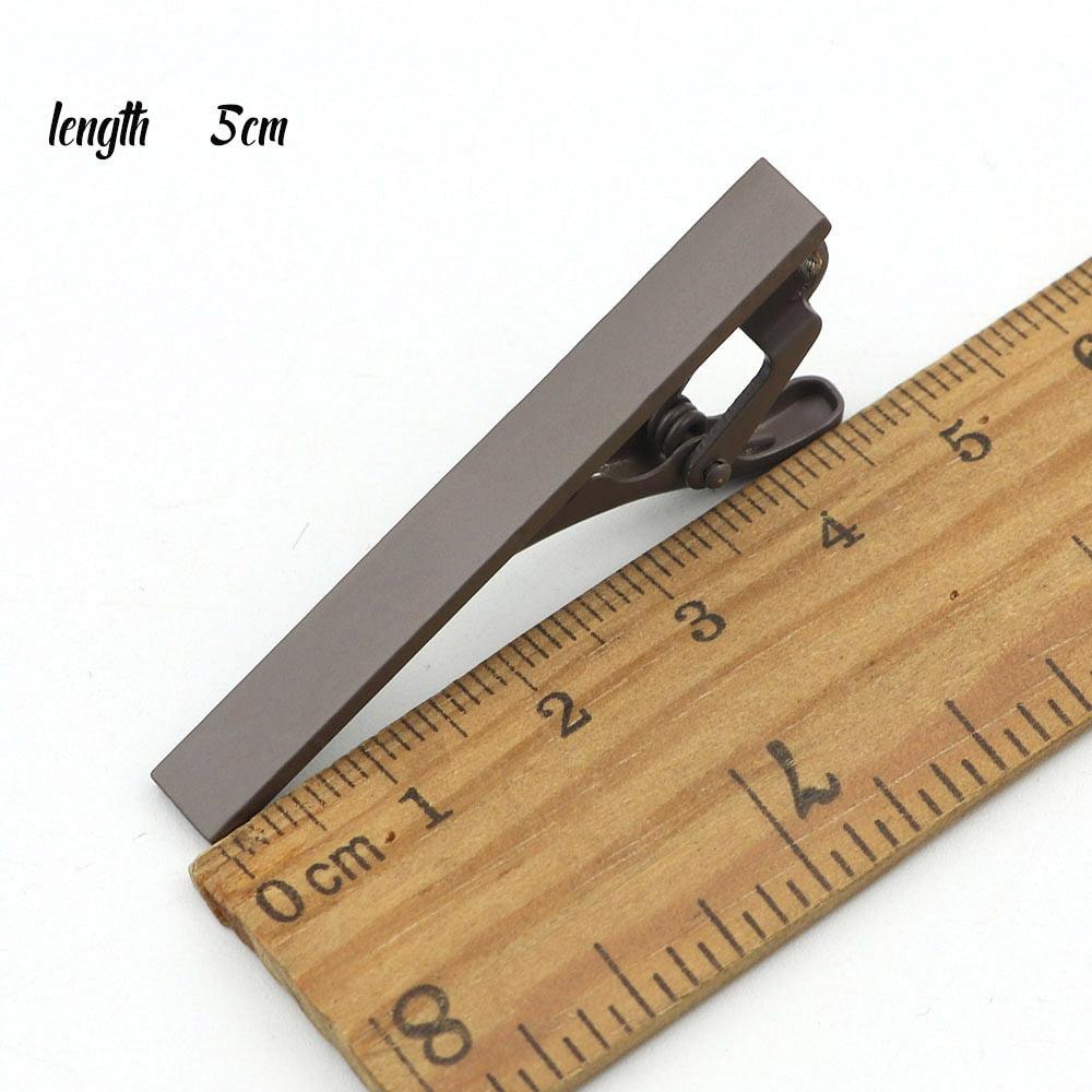 Simple Tie Clip For Men New Classic Fashion Quality Metal Fashion Solid Color Tie  Clips Men's Tie Clip Clothing Accessories Bright Colorful Practical Necktie Clasp Elegant Suit Accessories Comfortable Lightweight Tie Clips