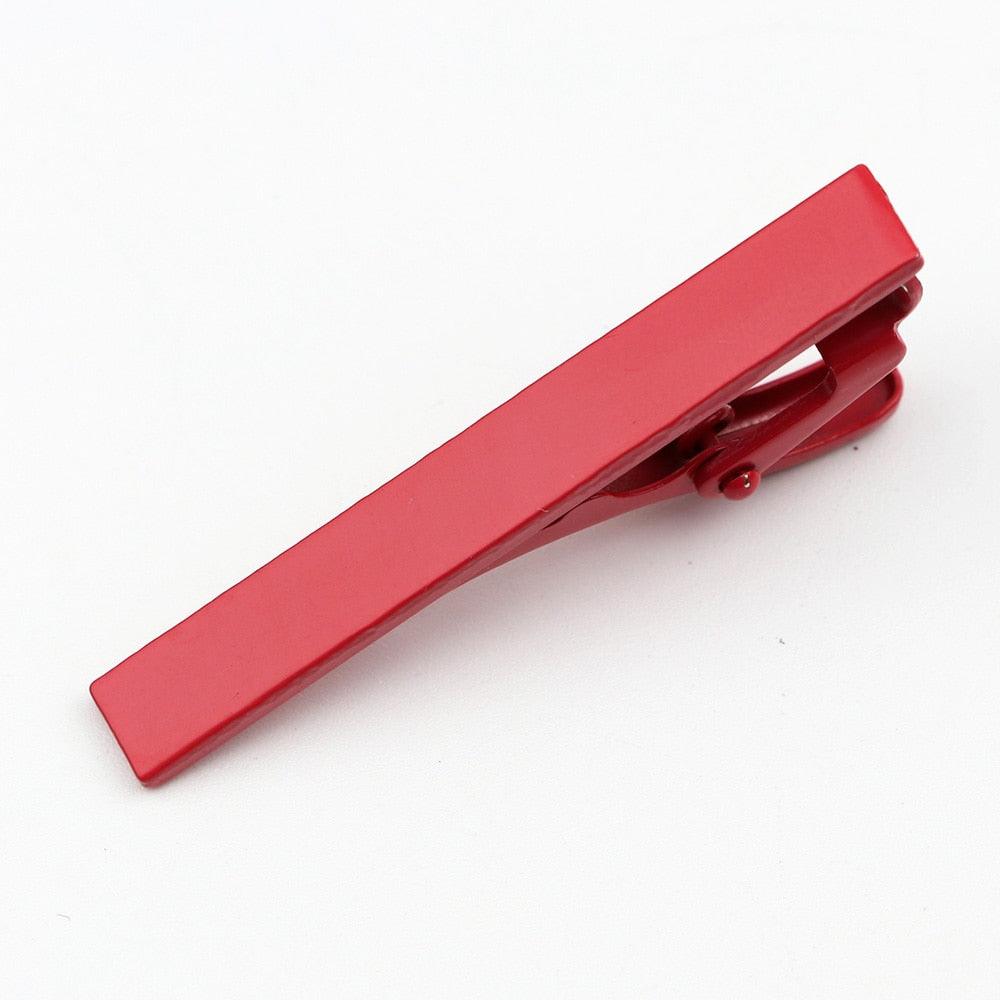 Simple Tie Clip For Men New Classic Fashion Quality Metal Fashion Solid Color Tie  Clips Men's Tie Clip Clothing Accessories Bright Colorful Practical Necktie Clasp Elegant Suit Accessories Comfortable Lightweight Tie Clips