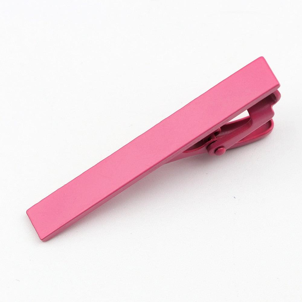 Simple Tie Clip For Men New Classic Fashion Quality Metal Fashion Solid Color Tie  Clips Men's Tie Clip Clothing Accessories Bright Colorful Practical Necktie Clasp Elegant Suit Accessories Comfortable Lightweight Tie Clips