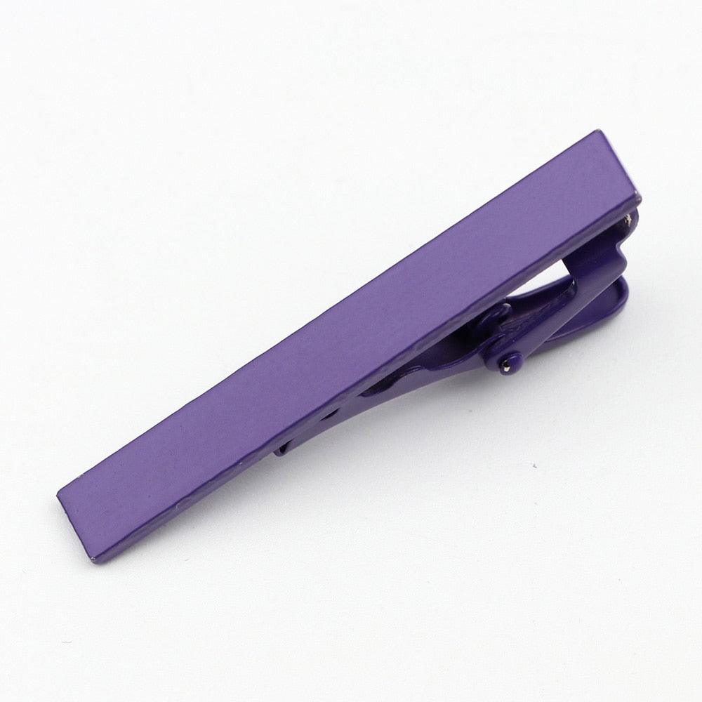 Simple Tie Clip For Men New Classic Fashion Quality Metal Fashion Solid Color Tie  Clips Men's Tie Clip Clothing Accessories Bright Colorful Practical Necktie Clasp Elegant Suit Accessories Comfortable Lightweight Tie Clips