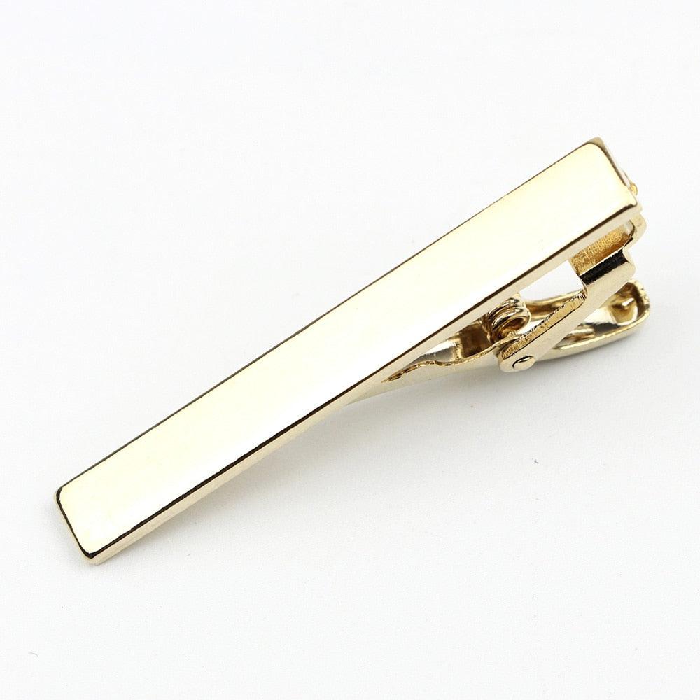 Simple Tie Clip For Men New Classic Fashion Quality Metal Fashion Solid Color Tie  Clips Men's Tie Clip Clothing Accessories Bright Colorful Practical Necktie Clasp Elegant Suit Accessories Comfortable Lightweight Tie Clips