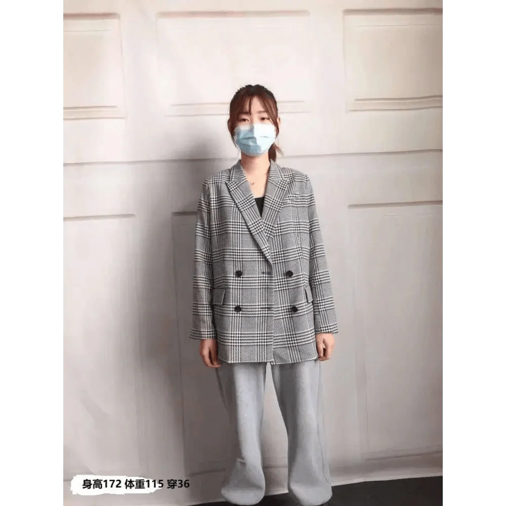 Slim Fit Dress Suit Blazer Jacket Women's Fancy DressSuit Jacket Oversized Vintage Outwear For Women And Girls