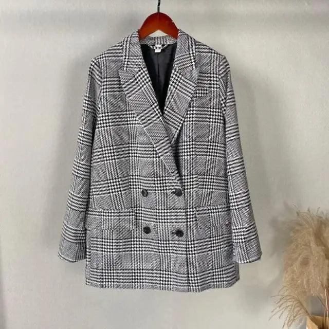 Slim Fit Dress Suit Blazer Jacket Women's Fancy DressSuit Jacket Oversized Vintage Outwear For Women And Girls